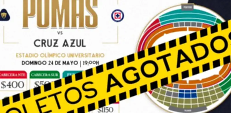 Pumas agota boletos para final de vuelta ante Cruz Azul en CU