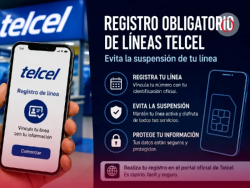Registro Telcel 2026: fecha límite para evitar bloqueo de línea