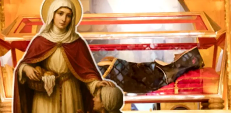 Roban cráneo de Santa Zdislava de Lemberk en República Checa