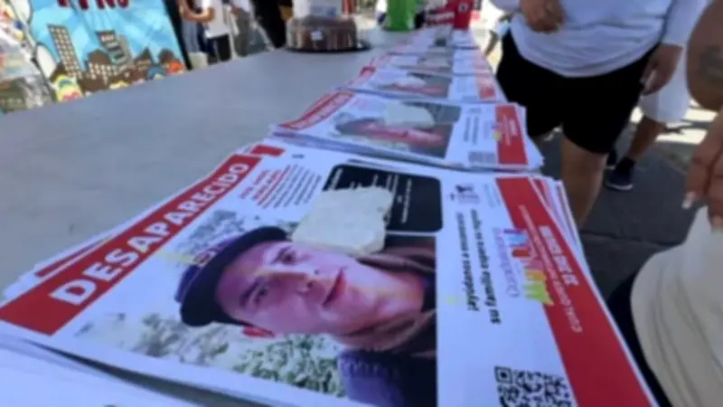 Rostros de desaparecidos llenan muros en Jalisco en lucha contra el olvido