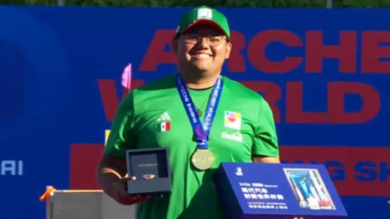 Sebastián García y Maya Becerra brillan en Copa del Mundo de Tiro con Arco