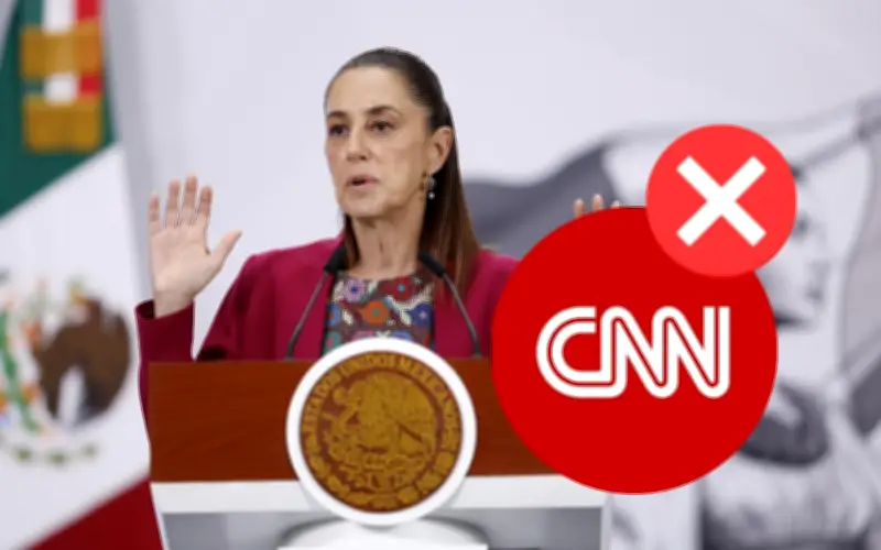 Sheinbaum acusa a CNN y NYT de publicar ficciones sobre la CIA