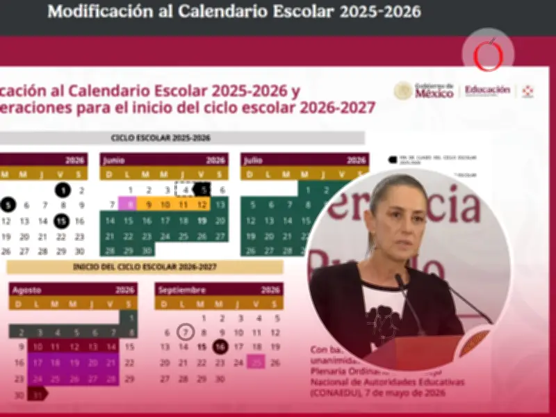 Sheinbaum: adelanto de vacaciones escolares no es oficial aún