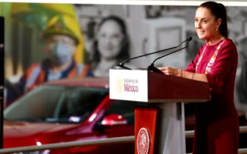 Sheinbaum anuncia inversión de GM por mil millones de dólares en México
