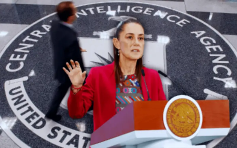 Sheinbaum rechaza operaciones de la CIA en México y acusa campaña