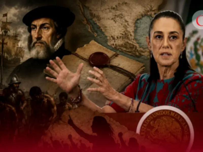 Sheinbaum revela edicto contra Cortés por atrocidades en conquista