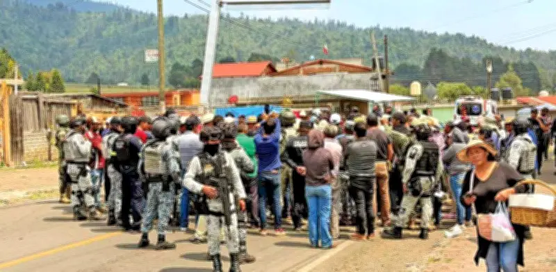 Sin heridos en balacera entre GN y talamontes en Ocuilan