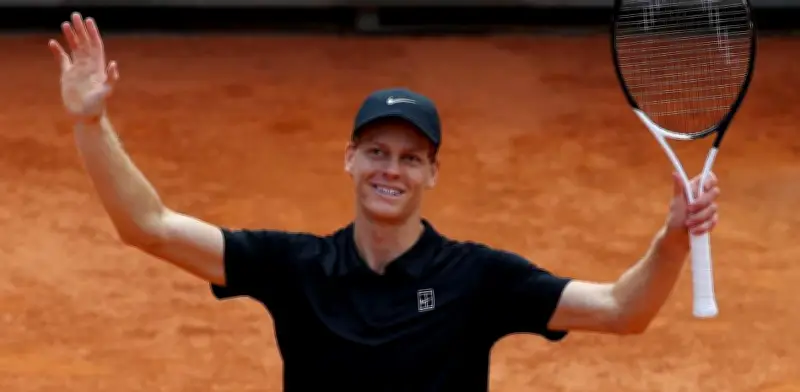 Sinner, a un paso de hacer historia en el Masters 1000 de Roma