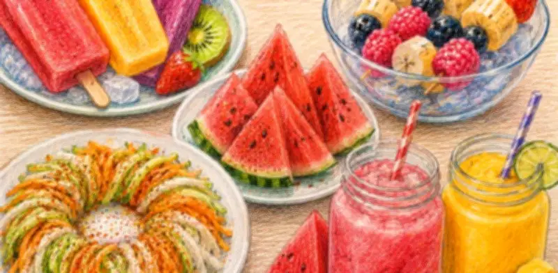 Snacks refrescantes y saludables para combatir el calor