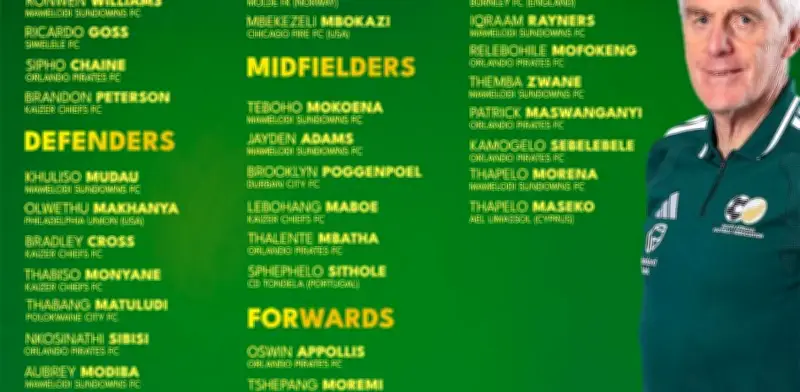 Sudáfrica revela prelista de 32 para Mundial 2026; enfrentará a México