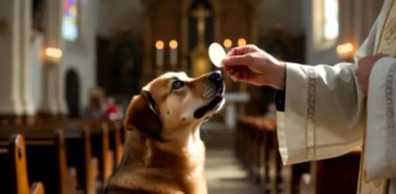 Suiza: polémica por comunión entregada a perros en misa