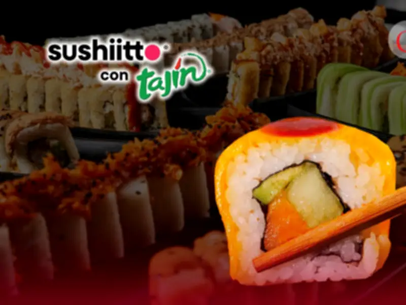 Sushiitto y Tajín lanzan “Ya se armó”: sushi con sabor mexicano