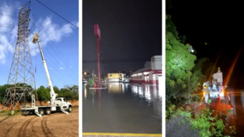 Tormentas causan apagones en cuatro estados; CFE restablece 95% del servicio