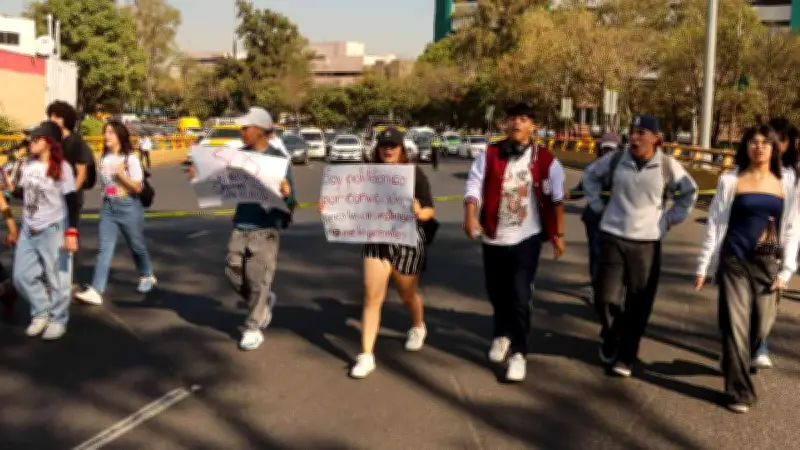 Trabajadores del IPN encabezan protestas en CDMX este 12 de abril