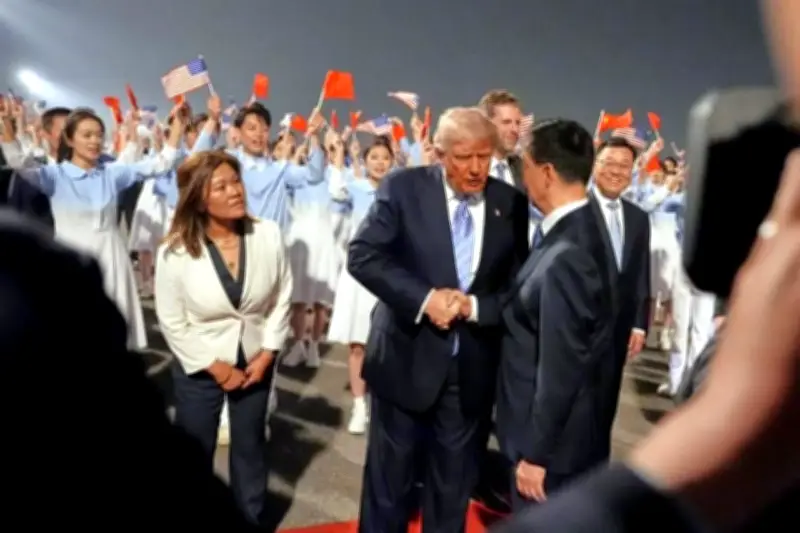 Trump en China: pide a Xi abrir mercado a la IA