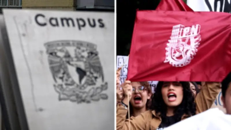 UNAM e IPN lideran marchas en CDMX este 22 de mayo