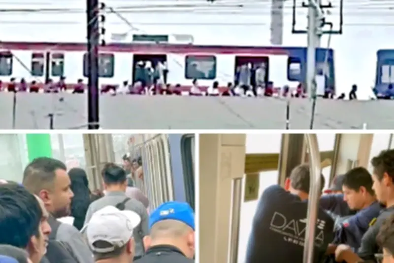 Usuarios de L1 quedan atrapados por falla en el Metro