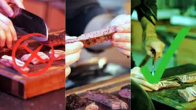 Arrachera: aprende a cortarla correctamente para disfrutarla al máximo