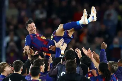 Barcelona derrota al Betis en último juego de Lewandowski