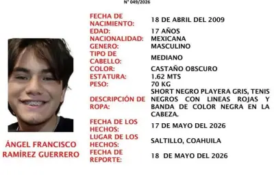 Buscan en NL a adolescente desaparecido en Coahuila