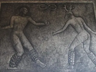 Descubren grisallas de Rivera en el Museo Vivo del Muralismo