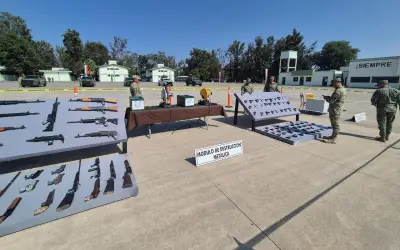 Destruyen 2,700 armas y nombran nuevo comandante militar en Jalisco