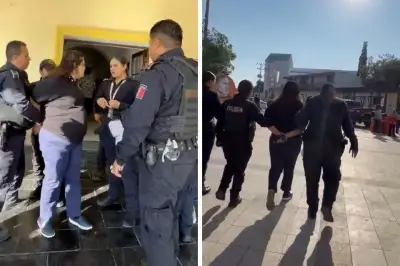 Detienen en plantón a abogada de exempleados de Juárez