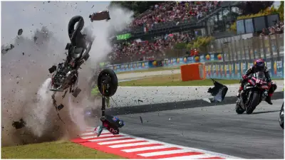 Drama en MotoGP: Álex Márquez sufre aparatoso accidente en Barcelona