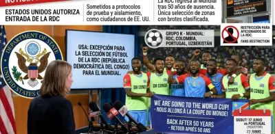 EU autoriza entrada a selección del Congo al Mundial pese a ébola