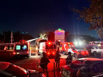 Incendian casino Tropicana en Culiacán pese a retenes militares