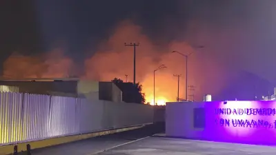 Incendio en pastizales cerca de Clínica 20 del IMSS provoca evacuación en Tláhuac