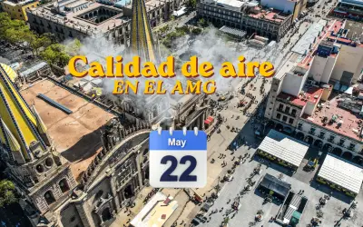 Jalisco: Calidad del aire en AMG hoy 22 de mayo sin contingencia