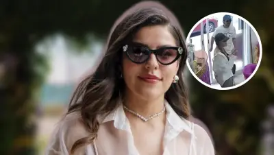Lesslie Polinesia recibe críticas por actitud de acompañante en salón de uñas