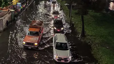Lluvias torrenciales en Edomex: suspenden Tren AIFA e inundan municipios