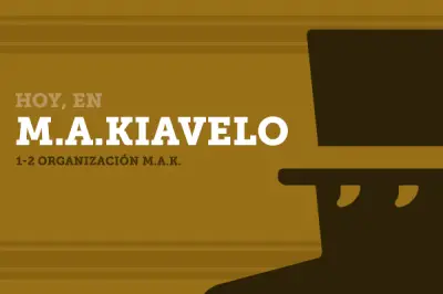 Maquiavelo y la organización M.A.K.: una alianza estratégica para 2026