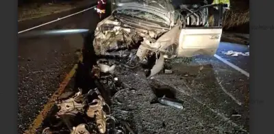Milagro en Durango: conductor sobrevive a volcadura y choque de camión