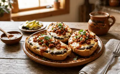 Molletes de chorizo y queso: receta fácil y sin horno para disfrutar