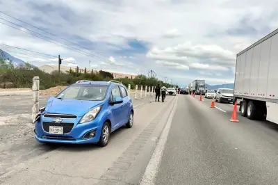 Muere atropellado en el libramiento de Saltillo