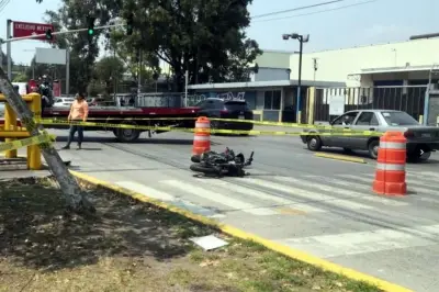Muere motociclista tras choque en Tultitlán, Edomex