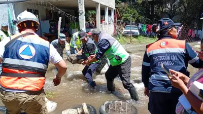 Nueva megafuga de agua en CDMX afecta 25 viviendas en Xochimilco y Tlalpan