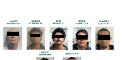 Ocho detenidos por robos a tiendas de autoservicio en Jalisco