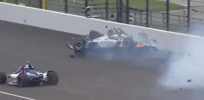 Pato O'Ward sufre accidente en práctica de Indy 500