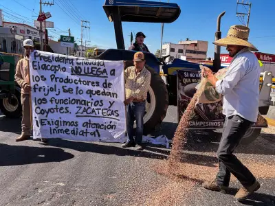 Productores de frijol amenazan con tomar vías del tren en Zacatecas