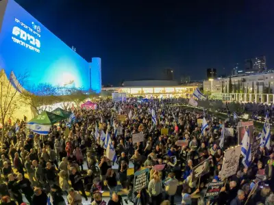 Protestas en Israel contra Netanyahu exigen paz y democracia