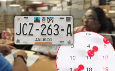 Prórroga para cambio de placas gratuito en Jalisco termina en mayo