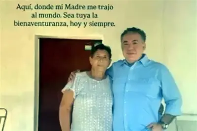 Reaparece Inzunza en redes; felicita a su mamá con emotivo mensaje