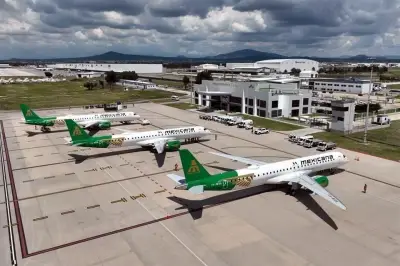 Recibe Mexicana sexto Embraer en AIFA