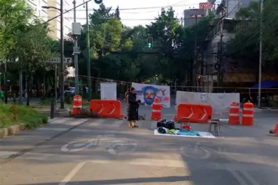 Reclaman por torre; sigue bloqueo en MH por obra de BE Grand