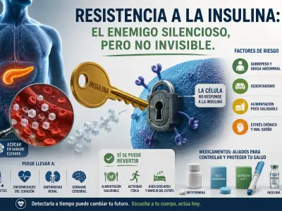 Resistencia a la insulina: la epidemia silenciosa que mata sin aviso
