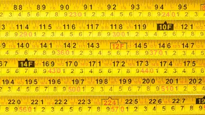 Significado de los diamantes negros en la cinta métrica